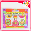 Lovely Enlighten Serie Baby Bell Spielzeug, Funny Plastic Rattle Bell Set Spielzeug (6 Stück ein Set)